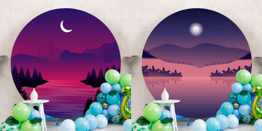 2022’s Most Popular Fantasy Purple Birthday Party Backdrops