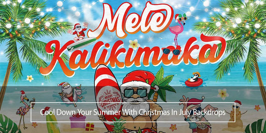 Cool Down Your Summer With Christmas In July Backdrops-Aperturee