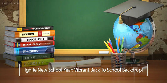 Ignite New School Year: Vibrant Back To School Backdrop! - Aperturee