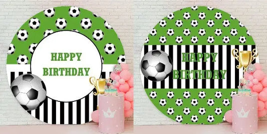 Make this football backdrop the best party decoration - aperturee