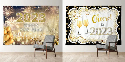 New Year Party Backdrops Gold Event Supplies To Inspire Guests