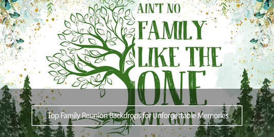 Custom Family Reunion Backdrops - Aperturee