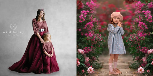 Truly Unique Fabrics And Light Work In Outdoor Portraits Backdrop