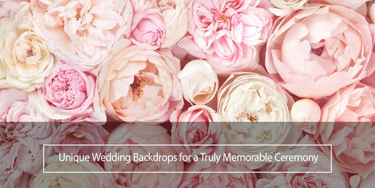 Customizable wedding photo booth backdrops - Aperturee