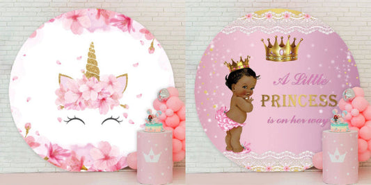 Use Baby Shower Backdrops To Decorate The Popular Girls Party Of 2022