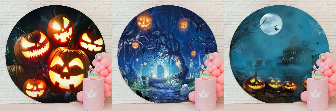 Entertaining Pumpkin Theme Backdrops to Choose on Halloween