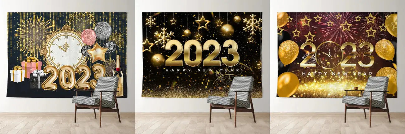 New Year Party Backdrops Gold Event Supplies To Inspire Guests