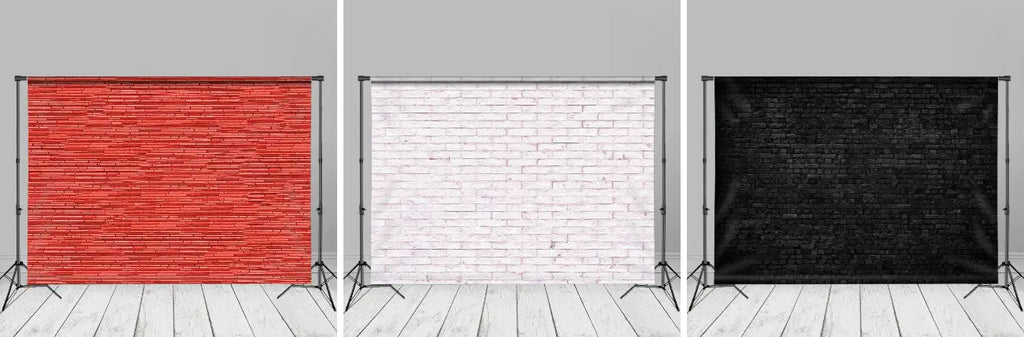 Chic Light Pink Brick Wall Photography Background - Aperturee