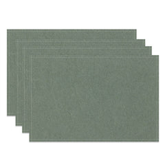 Aperturee - Vintage Light Green Simple Dinner Set Of 4 Placemats