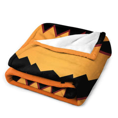 Aperturee - Halloween Pumpkin Ghosts Face Custom Name Blanket