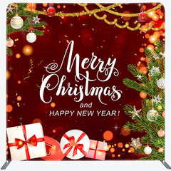 Aperturee - Aperturee Festive Merry Christmas And Happy New Year Backdrop