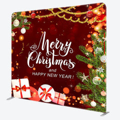 Aperturee - Aperturee Festive Merry Christmas And Happy New Year Backdrop