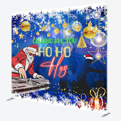 Aperturee - Aperturee Calling Ho Ho Hos Disco Santa Christmas Backdrop