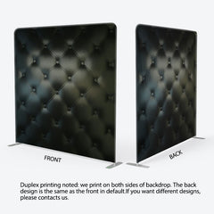 Aperturee Black Leather Style Double-sided Backdrop For Decor