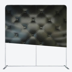 Aperturee Black Leather Style Double-sided Backdrop For Decor