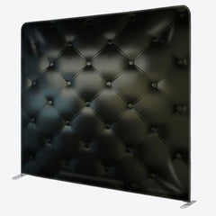 Aperturee Black Leather Style Double-sided Backdrop For Decor