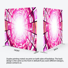 Aperturee - Aperturee Cool Pink Monitors Tunnel Light Party Backdrop Cover