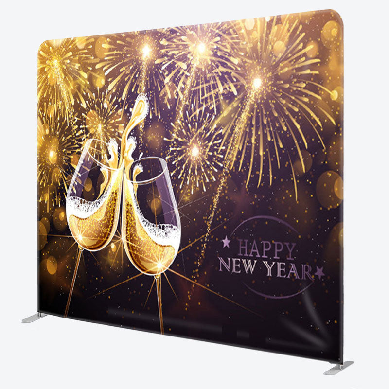 Aperturee - Aperturee Cheers Splendid Spark Bokeh Happy New Year Backdrop