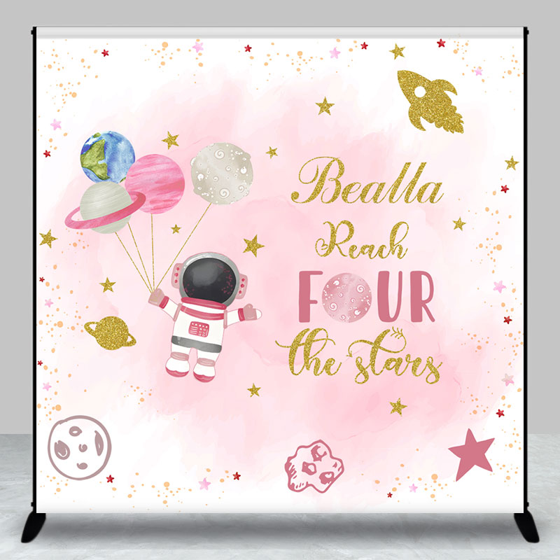 Aperturee - Ready Four The Stars Galaxy Custom Birthday Backdrop