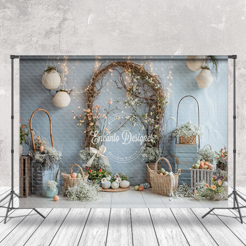 Aperturee - Branches Arches Easter Photo Backdrop For Children