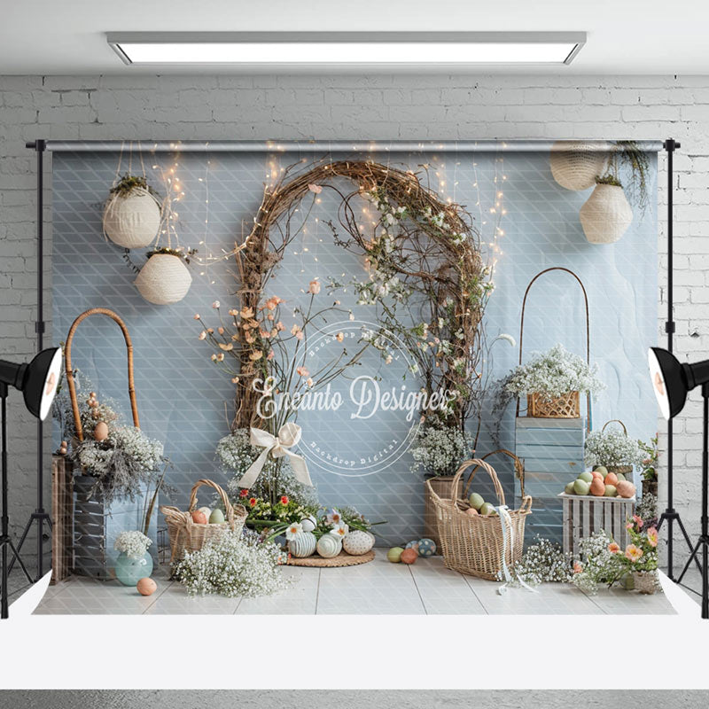 Aperturee - Branches Arches Easter Photo Backdrop For Children