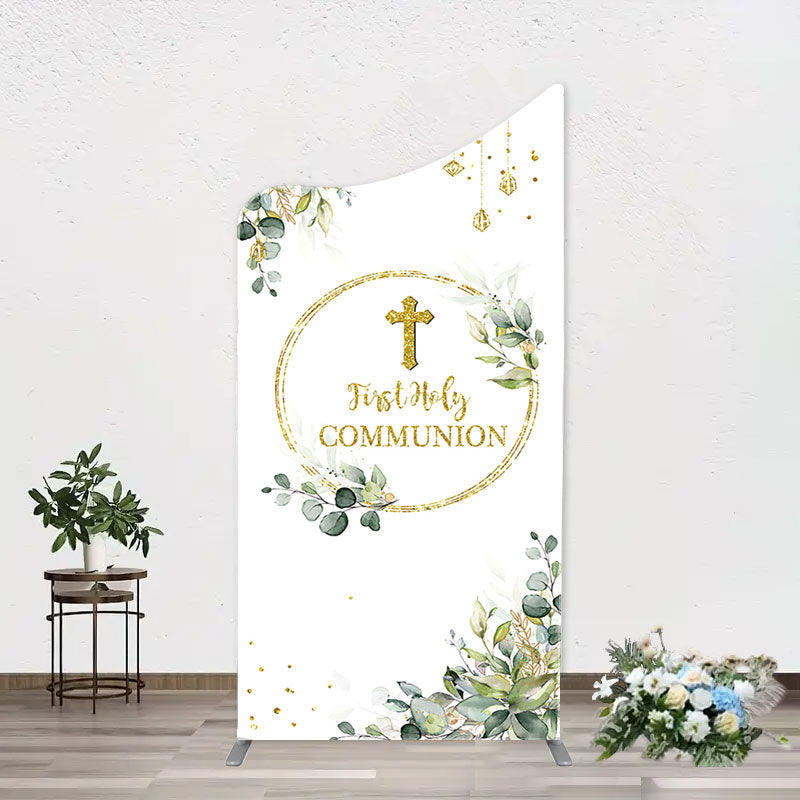 Aperturee - First Communion Cross Spring Arch Baptism Backdrop