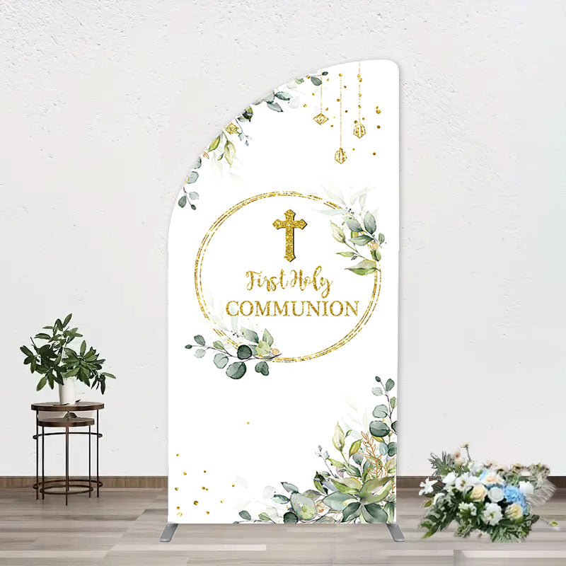 Aperturee - First Communion Cross Spring Arch Baptism Backdrop