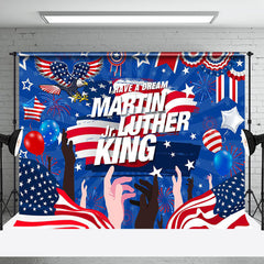 Aperturee - Aperturee I Have A Dream Usa Flag Freedom Mlk Day Backdrop