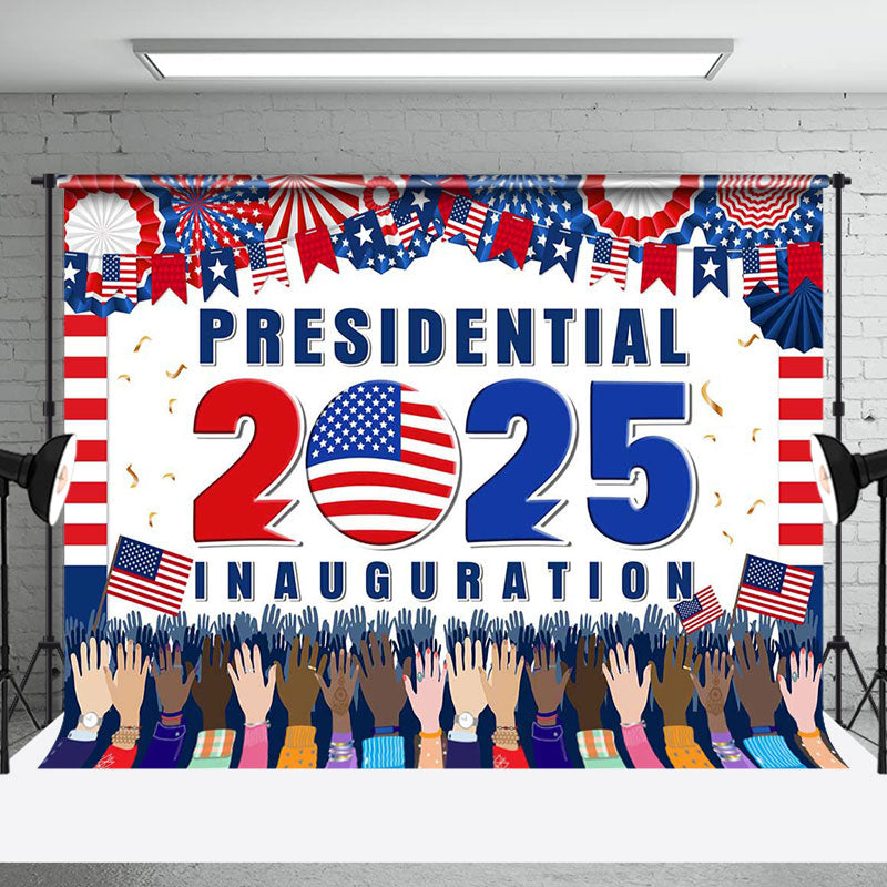 Aperturee - Aperturee Usa Flag Presidential 2025 Inauguration Backdrop