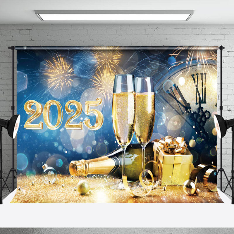 Aperturee - Aperturee Celebrate 2025 New Year Eve Champagne Toast Backdrop