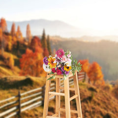 Aperturee - Hills And Woods Under The Sun Autumn Photo Backdrop