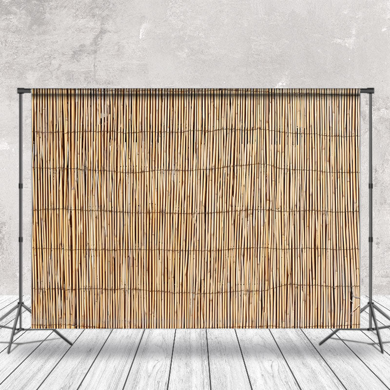 Aperturee - Hand Woven Mat Photography Backdrop For Photo Booth