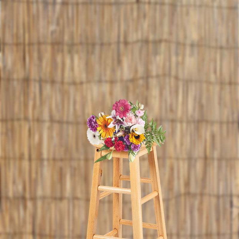 Aperturee - Hand Woven Mat Photography Backdrop For Photo Booth