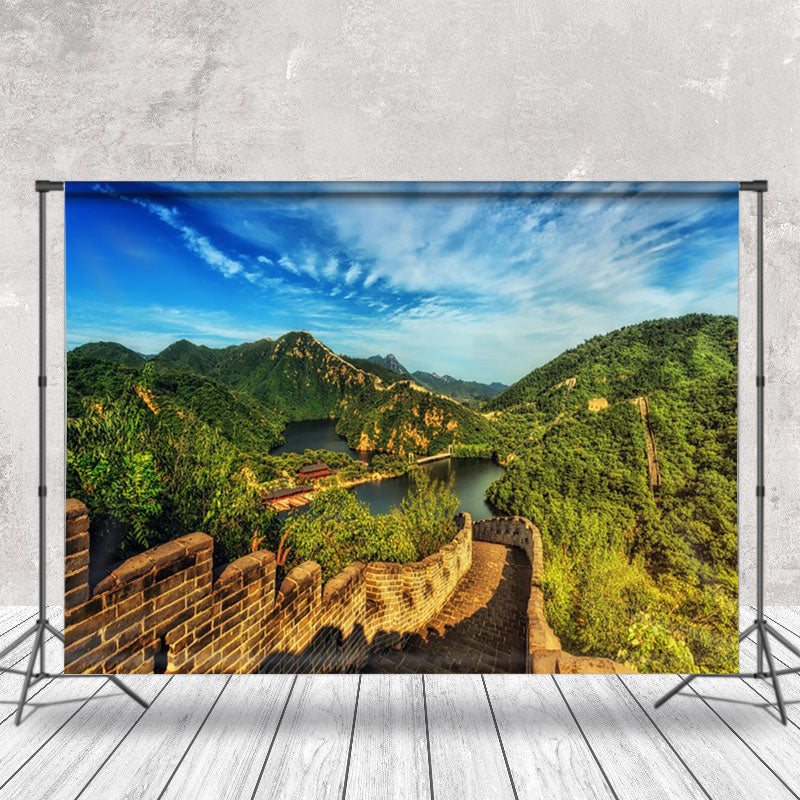 Aperturee - Magnificent Great Wall Architectural Landscape Backdrop