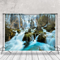 Aperturee - Spectacular Waterfall Natural Wonder Photo Backdrop