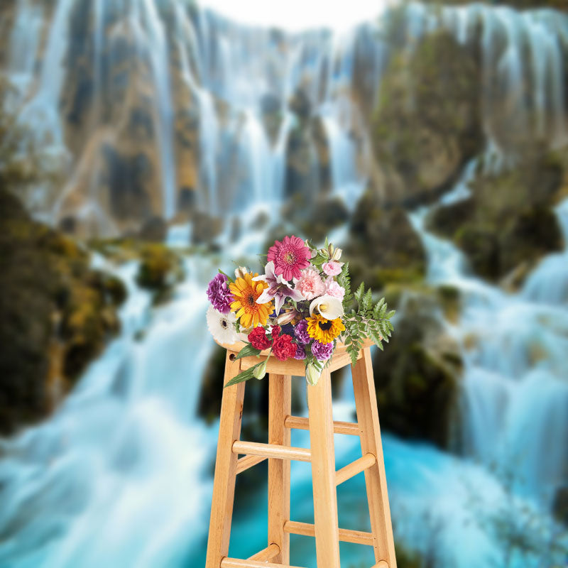 Aperturee - Spectacular Waterfall Natural Wonder Photo Backdrop