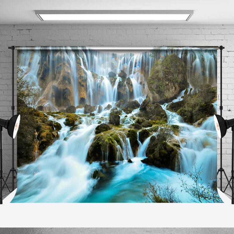 Aperturee - Spectacular Waterfall Natural Wonder Photo Backdrop