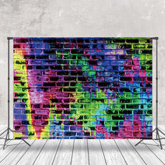 Aperturee - Casual Graffiti Brick Wall Photography Backdrop