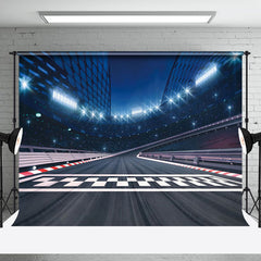 Aperturee - Stadium Night Race Track Photography Backdrop