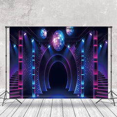 Aperturee - Disco Shiny Light Ball Dancing Party Photo Backdrop