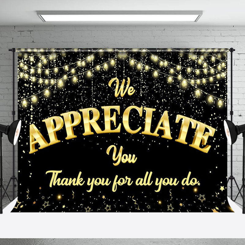 Aperturee - Aperturee We Appreciate You Thank All Do Retirement Backdrop