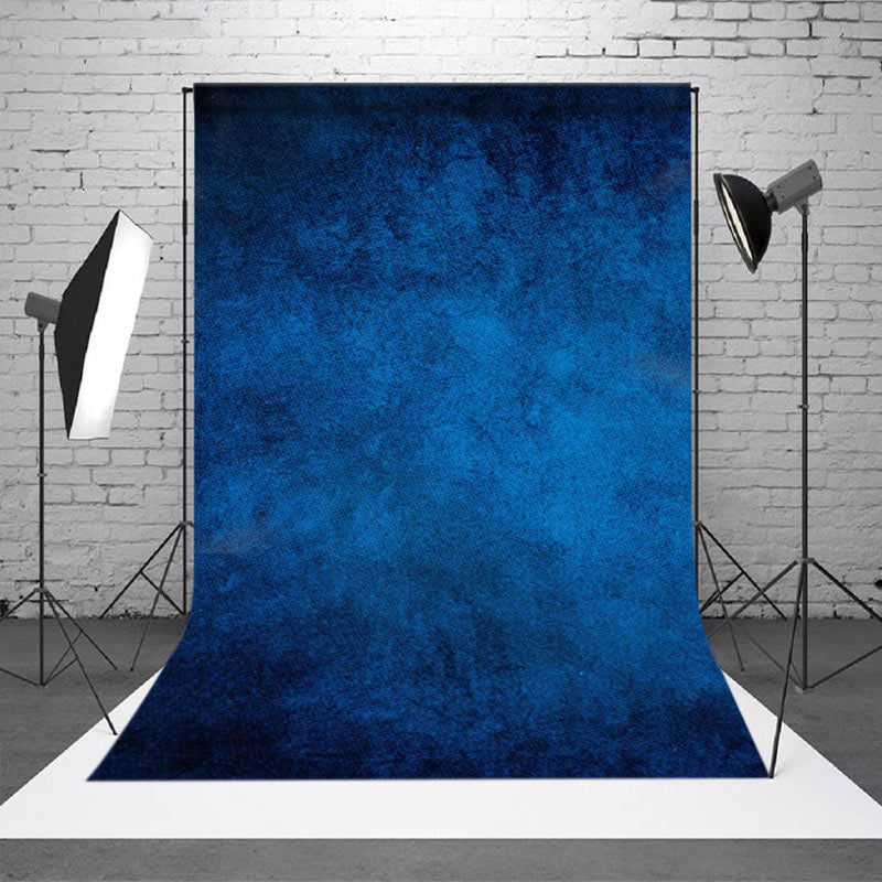 Aperturee - Aperturee Mystery Gradient Blue Tone Abstract Photo Backdrop