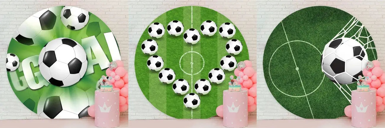 Make this football backdrop the best party decoration！