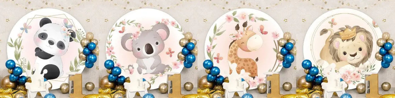 Let's Celebrate Baby Shower With Cute Jungle Animals