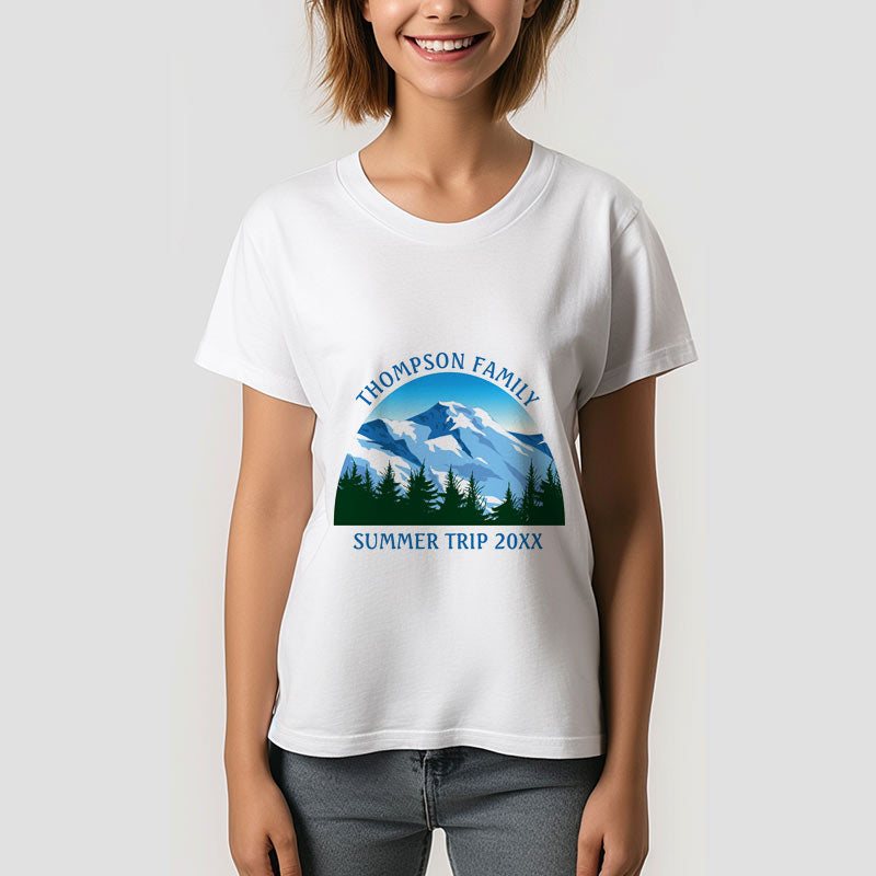 Aperturee - Custom Colorado Ski Trip Mountain Family Reunion TShirt