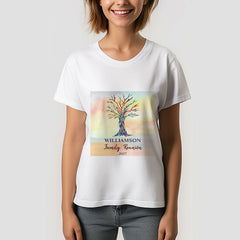 Aperturee - Watercolor Family Reunion Family Tree Custom TShirt