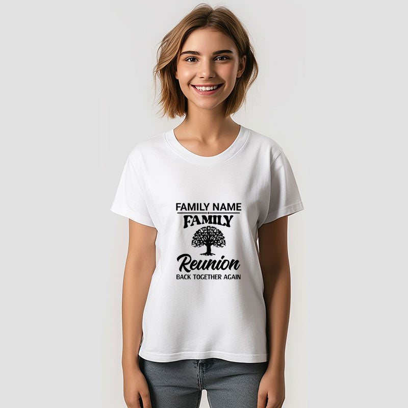 Aperturee - Family Reunion Vacation Custom Name TShirt