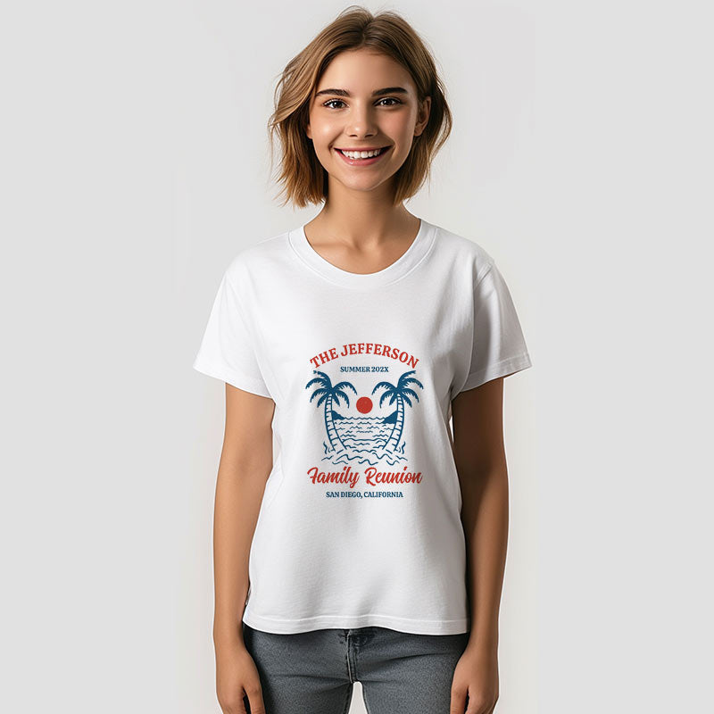 Aperturee - Matching Family Reunion Vintage Summer Vacation TShirt