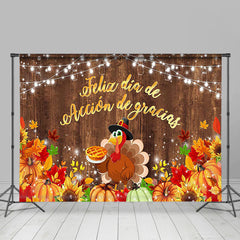 Aperturee - Turkey Feliz Dia De Accion De Gracias Wood Backdrop