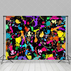 Aperturee - Abstract Graffiti Colorful Splash Party Backdrop